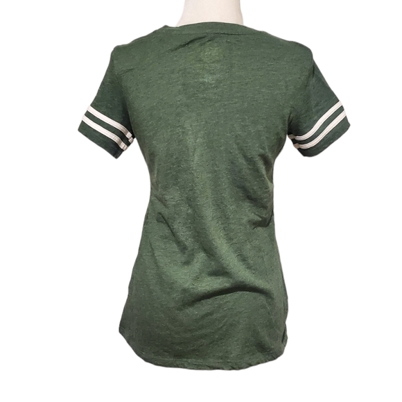 Green Bay Packers T-Shirt Womens Size Small NFL Team Apparel V-Neck Football Top - Picture 5 of 12